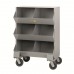 Little Giant Mobile Storage Bins MS2-1532-6PH, 6 Openings