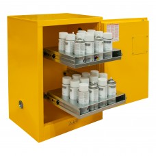 Durham 1012MA-50 Flammable Storage Cabinet - 24 Aerosol Can, Manual Door (23" x 18" x 35")