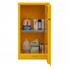 Durham 1016M-50 Flammable Storage Cabinet - 16 Gallon, Manual Door (23" x 18" x 44") Durham 1016M-50 Flammable Storage Cabinet - 16 Gallon, Manual Door (23" x 18" x 44")