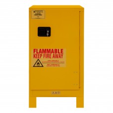 Durham 1016ML-50 Flammable Storage Cabinet - 16 Gallon, Manual Door (23" x 18" x 50") Durham 1016ML-50 Flammable Storage Cabinet - 16 Gallon, Manual Door (23" x 18" x 50")