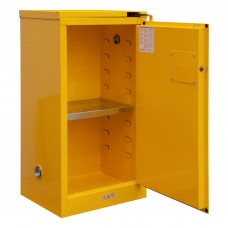Durham 1016S-50 Flammable Storage Cabinet - 16 Gallon, Self Closing Door (23" x 18" x 45-3/8") Durham 1016S-50 Flammable Storage Cabinet - 16 Gallon, Self Closing Door (23" x 18" x 45-3/8")