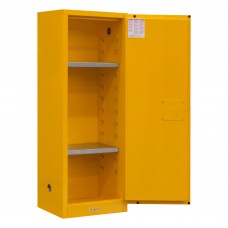 Durham 1022M-50 Flammable Storage Cabinet - 22 Gallon, Manual Door (23" x 18" x 65") Durham 1022M-50 Flammable Storage Cabinet - 22 Gallon, Manual Door (23" x 18" x 65")