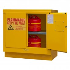 Durham 1022UCM-50 Flammable Storage Cabinet - 22 Gallon, Manual Door (35" x 22" x 35") Durham 1022UCM-50 Flammable Storage Cabinet - 22 Gallon, Manual Door (35" x 22" x 35")