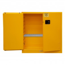 Durham 1030M-50 Flammable Storage Cabinet - 30 Gallon, Manual Door (43" x 18" x 44") Durham 1030M-50 Flammable Storage Cabinet - 30 Gallon, Manual Door (43" x 18" x 44")