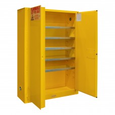 Durham 1030MPI-50 Flammable Storage Cabinet, 30 Gallon, Manual Door (43" x 12" x 65")