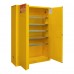 Durham 1030MPI-50 Flammable Storage Cabinet, 30 Gallon, Manual Door (43" x 12" x 65")