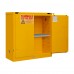 Durham 1030S-50 Flammable Storage Cabinet, 30 Gallon, Self Closing Door (43" x 18" x 45-3/8")