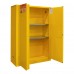 Durham 1045M-50 Flammable Storage Cabinet, 45 Gallon, Manual Door (43" x 18" x 65")
