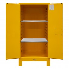 Durham 1060ML-50 Flammable Storage Cabinet, 60 Gallon, Manual Door (34" x 34" x 71") Durham 1060ML-50 Flammable Storage Cabinet, 60 Gallon, Manual Door (34" x 34" x 71")