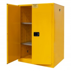 Durham 1090M-50 Flammable Storage Cabinet, 90 Gallon, Manual Door (43" x 34" x 65") Durham 1090M-50 Flammable Storage Cabinet, 90 Gallon, Manual Door (43" x 34" x 65")