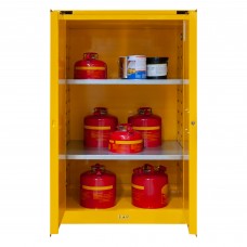 Durham 1090S-50 Flammable Storage Cabinet, 90 Gallon, Self Closing Door (43" x 34" x 66-3/8") Durham 1090S-50 Flammable Storage Cabinet, 90 Gallon, Self Closing Door (43" x 34" x 66-3/8")