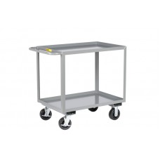 Little Giant Heavy Duty Shelf Truck 2GL-2436-6PHBK, 24x36 with 2 Retaining Lip Shelves Little Giant Heavy Duty Shelf Truck 2GL-2436-6PHBK, 24x36 with 2 Retaining Lip Shelves