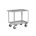 Little Giant Heavy Duty Shelf Truck 2GL-2436-6PHBK, 24x36 with 2 Retaining Lip Shelves