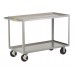 Little Giant Heavy Duty Shelf Truck 2GL-2448-6PHBK, 24x48 with 2 Retaining Lip Shelves