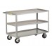 Little Giant Heavy Duty Shelf Truck 3GL-2448-6PHBK, 24x48 with 3 Retaining Lip Shelves