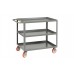 Little Giant Welded Service Cart 3LGL-3048-BRK, 30 x 48 with 3 lip shelves