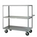Little Giant Multi-Shelf Truck 3M-2436-6PH, 24 x 36 with 3 Flush Shelves