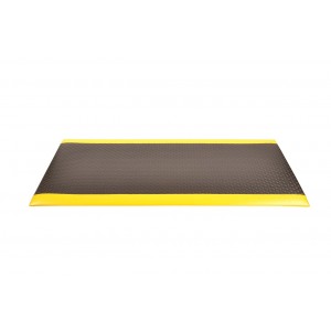 Notrax 417 Bubble Sof-Tred  w/ Dyna Shield  3'X4' - BLK/YELLOW
