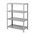 Little Giant Heavy-Duty Welded Steel Shelving 4SH-2460-72, 4 Shelves 24 x 60 x 72