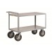 Little Giant Cushion-Load Merchandise Collector G-2436-10SR Flush Shelves 24 x 36 Solid Rubber Wheels