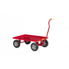 Little Giant Perforated Steel Deck Wagon Truck LWP-2436-10 Solid Rubber Wheels 24 x 36 Little Giant Perforated Steel Deck Wagon Truck LWP-2436-10 Solid Rubber Wheels 24 x 36