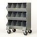 Little Giant Mobile Storage Bins MS4-1532-6PH, 12 Openings