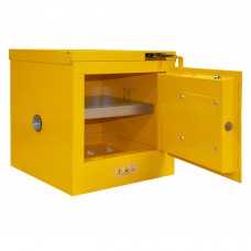 Durham 1002S-50 Flammable Storage Cabinet - 2 Gallon, Self Closing Door (17-3/8" x 18-1/8" x 17-1/4") Durham 1002S-50 Flammable Storage Cabinet - 2 Gallon, Self Closing Door (17-3/8" x 18-1/8" x 17-1/4")