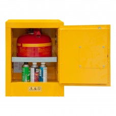 Durham 1004M-50 Flammable Storage Cabinet - 4 Gallon, Manual Door (17" x 18" x 22") Durham 1004M-50 Flammable Storage Cabinet - 4 Gallon, Manual Door (17" x 18" x 22")