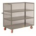 Little Giant 3-Sided Shelf Truck - Mesh Sides T3-3048-6PY, 30 x 48