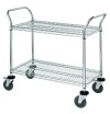 Chrome Utility Cart (18 x 36) 2 shelves