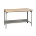 Little Giant Welded Steel Workbench with Butcher Block Top Fixed Height WSJ2-3048-36, 30 x 48