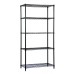 Quantum WR54-1872BK-5 Black Wire Shelving (5 shelf) 18" x 72" x 54"