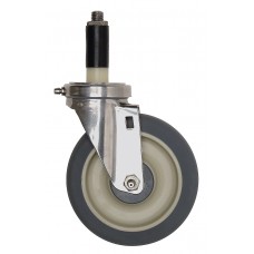 Caster - Stainless Steel WR-00HS Four Swivel 5" Polyurethane, 2 with brake Caster - Stainless Steel WR-00HS Four Swivel 5" Polyurethane, 2 with brake