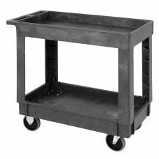 Plastic Service Cart PC3518-33 (34-1/4" x 17-1/2" x 32-1/2") 2 Shelves Plastic Service Cart PC3518-33 (34-1/4" x 17-1/2" x 32-1/2") 2 Shelves