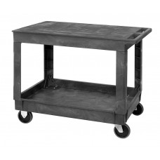 Plastic Flat Top Service Cart PFTC4026-33-2 (40" x 26" x 32-1/2") 2 Shelves Plastic Flat Top Service Cart PFTC4026-33-2 (40" x 26" x 32-1/2") 2 Shelves