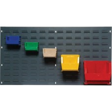 Quantum Bin Panel - QLP-3619 (36"W x 19"H Louvered Panel) Bins Not Included Quantum Bin Panel - QLP-3619 (36"W x 19"H Louvered Panel) Bins Not Included