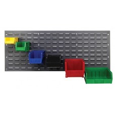 Quantum Bin Panel - QLP-4819 (48"W x 19"H Louvered Panel) Bins Not Included Quantum Bin Panel - QLP-4819 (48"W x 19"H Louvered Panel) Bins Not Included