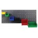 Quantum Bin Panel - QLP-4819 (48"W x 19"H Louvered Panel) Bins Not Included